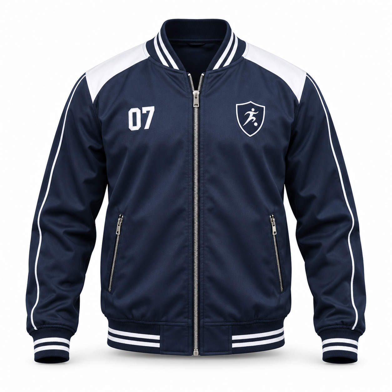 Midnight Navy Team Bomber Jacket